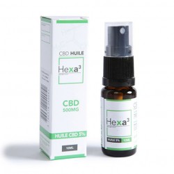 Huile MCT CBD 5% 10ml Hexacube