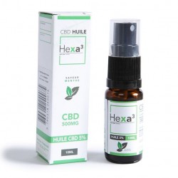 Huile MCT CBD 5% menthe...