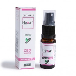 Huile MCT CBD 15% menthe...